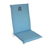 Hochlehnerauflage 1er Set MALTA - Gartenstuhl Auflage, bequeme Sitzauflage für Gartenmöbel, Stuhlkissen