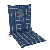 Polsterauflage Niedriglehner 1er Set, bequeme Sitzauflage für Gartenstühle, Stuhlkissen