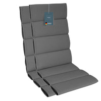 Hochlehnerauflage 2er Set ALUTEX bequeme Sitzauflage für Gartenmöbel, Stuhlkissen für Klappstühle