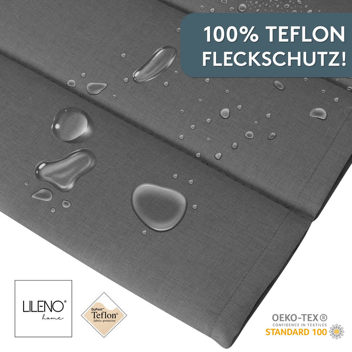 Hochlehnerauflage 2er Set ALUTEX bequeme Sitzauflage für Gartenmöbel, Stuhlkissen für Klappstühle