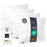 Kopfkissen 4er Set- gestepptes Kissen in verschiedenen Größen - Made in Germany
