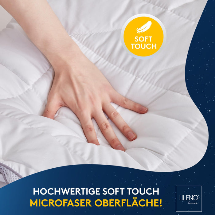 Premium Winterdecke mit CoolComfort Klimanetz - in verschiedenen Größen und optional mit Kissen