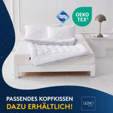 Premium 4-Jahreszeiten Bettdecke mit CoolComfort Klimanetz - in verschiedenen Größen und optional mit Kissen